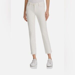 MOTHER - The Rascal Ankle Snippet Jeans Whipping the Cream Size 24